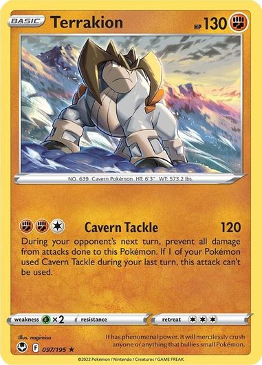 Terrakion - Holo 097/195-Kantocards