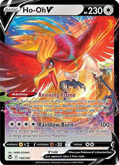 Ho-Oh V 140/195-Kantocards
