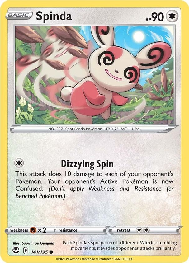 Spinda 141/195 Reverse Holo-Kantocards