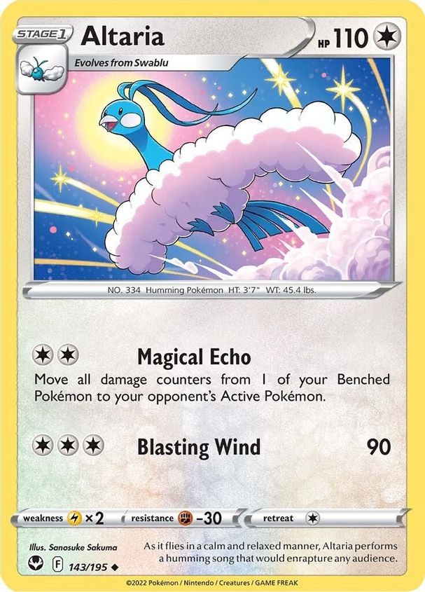 Altaria 143/195 Reverse Holo-Kantocards