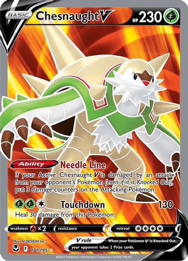 Chesnaught V (Full Art) 171/195-Kantocards