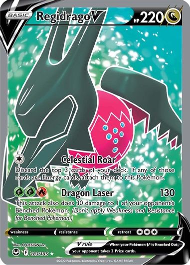 Regidrago V (Full Art) 183/195-Kantocards