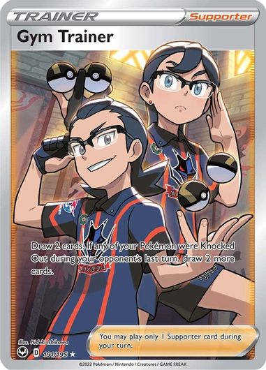 Gym Trainer (Full Art) 191/195-Kantocards