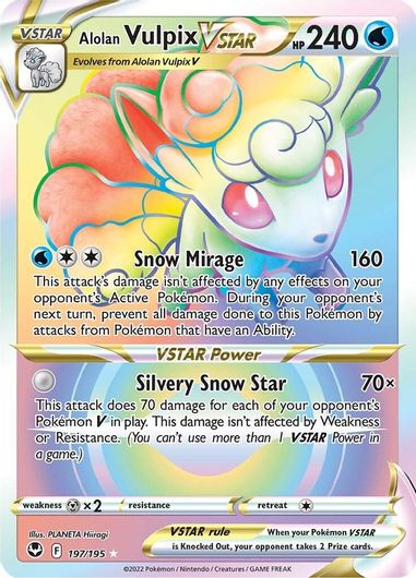 Alolan Vulpix VSTAR (Secret) 197/195-Kantocards