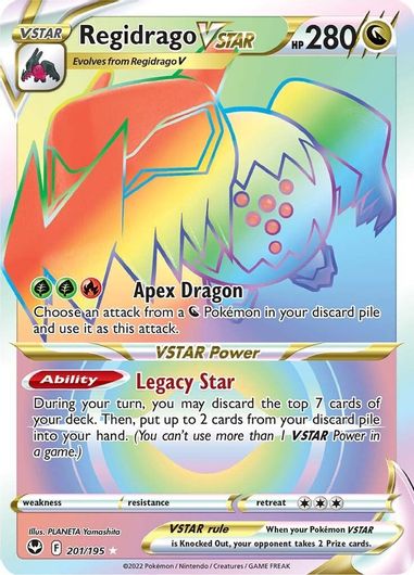 Regidrago VSTAR (Secret) 201/195-Kantocards