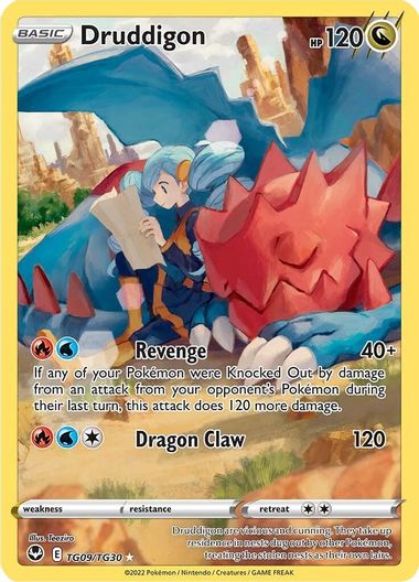 Druddigon TG09/TG30-Kantocards
