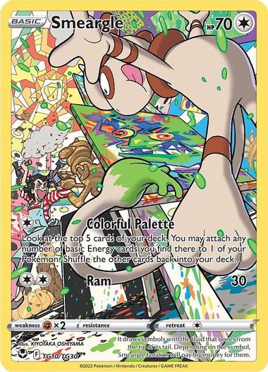 Smeargle TG10/TG30-Kantocards