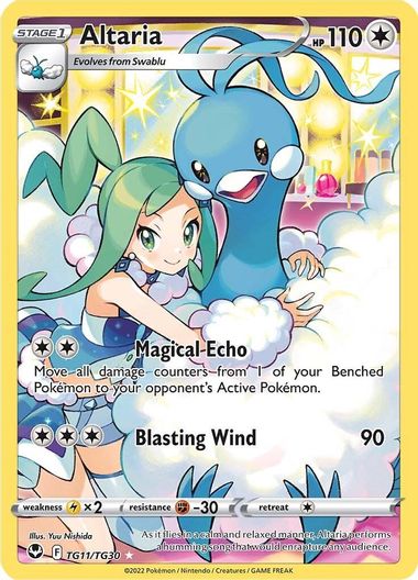 Altaria TG11/TG30-Kantocards