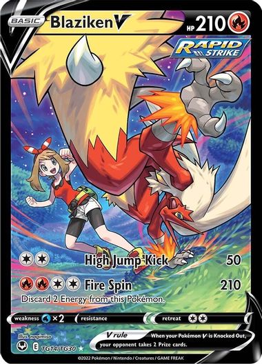 Blaziken V TG14/TG30-Kantocards