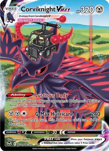 Corviknight VMAX TG19/TG30-Kantocards
