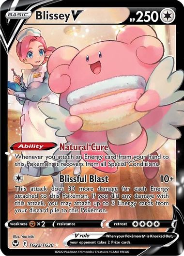 Blissey V TG22/TG30-Kantocards