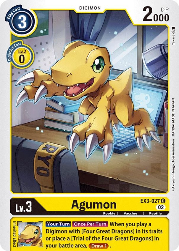 Agumon EX3-027-Kantocards