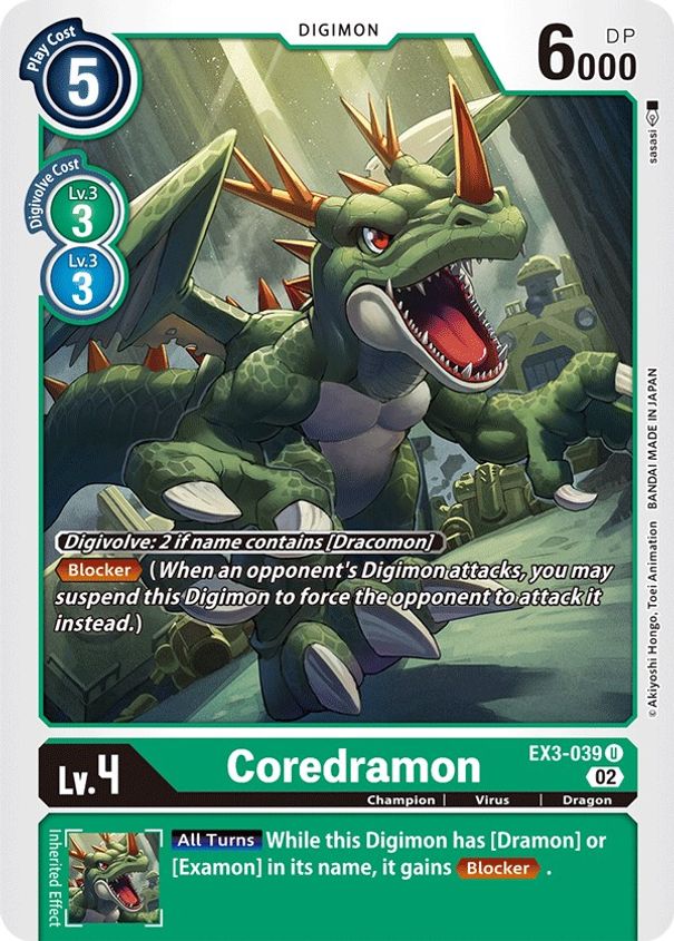 Coredramon - EX3-039 EX3-039-Kantocards