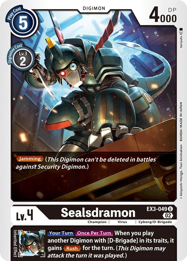 Sealsdramon EX3-049-Kantocards