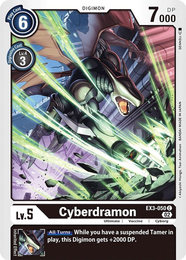 Cyberdramon EX3-050-Kantocards