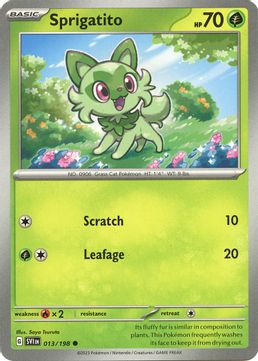 Sprigatito - 013/198 Reverse Holo-Kantocards