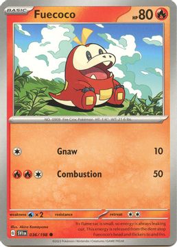 Fuecoco - 036/198-Kantocards