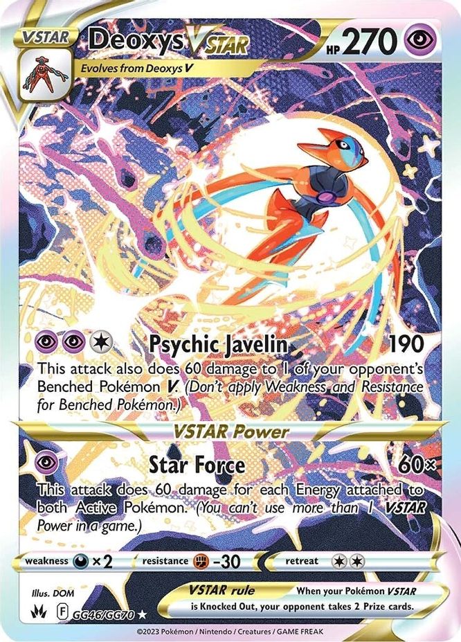 Deoxys VSTAR GG46/GG70-Kantocards