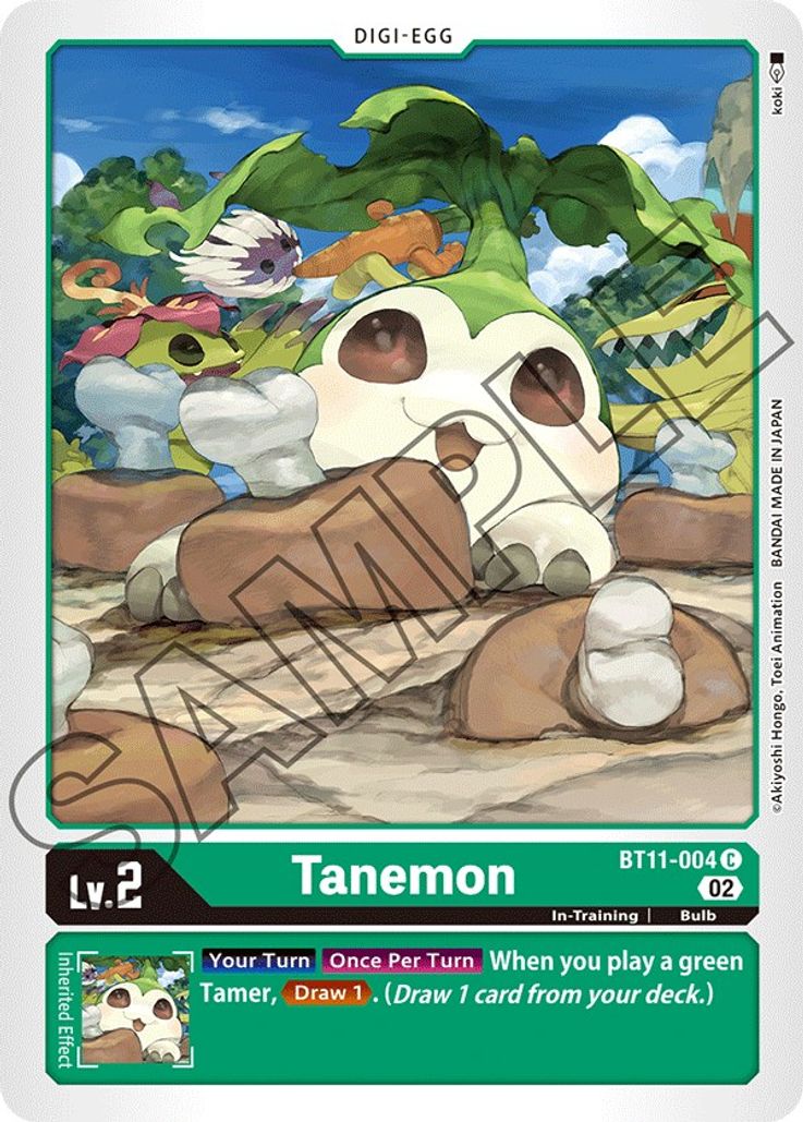 Tanemon BT11-004 Holo-Kantocards