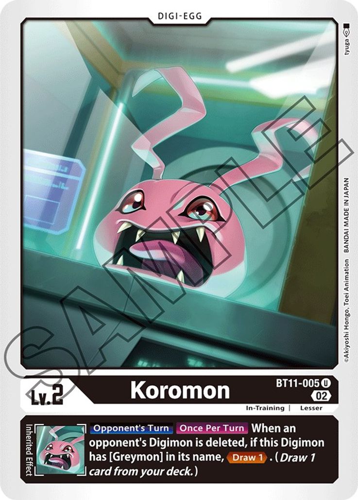 Koromon BT11-005-Kantocards
