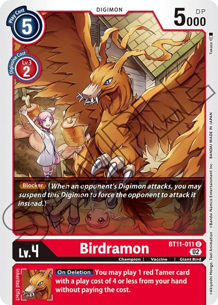 Birdramon BT11-011 Holo-Kantocards