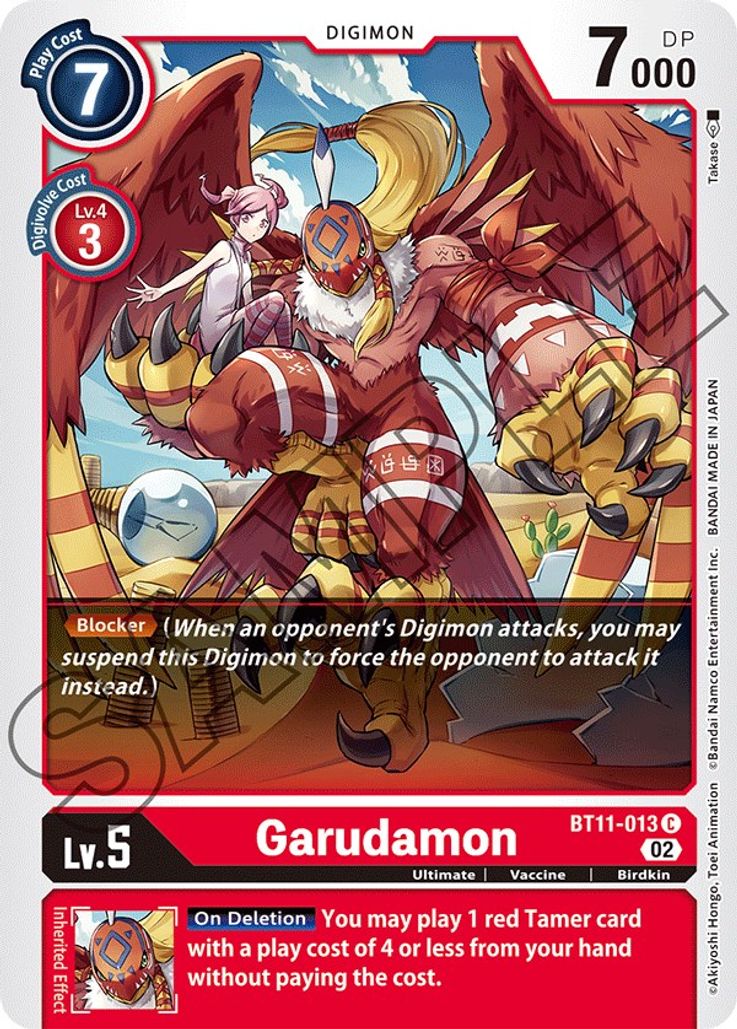 Garudamon BT11-013 Holo-Kantocards