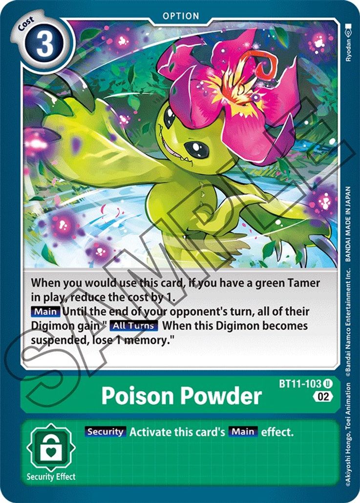 Poison Powder BT11-103 Holo-Kantocards
