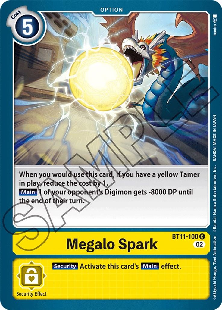 Megalo Spark BT11-100 Holo-Kantocards