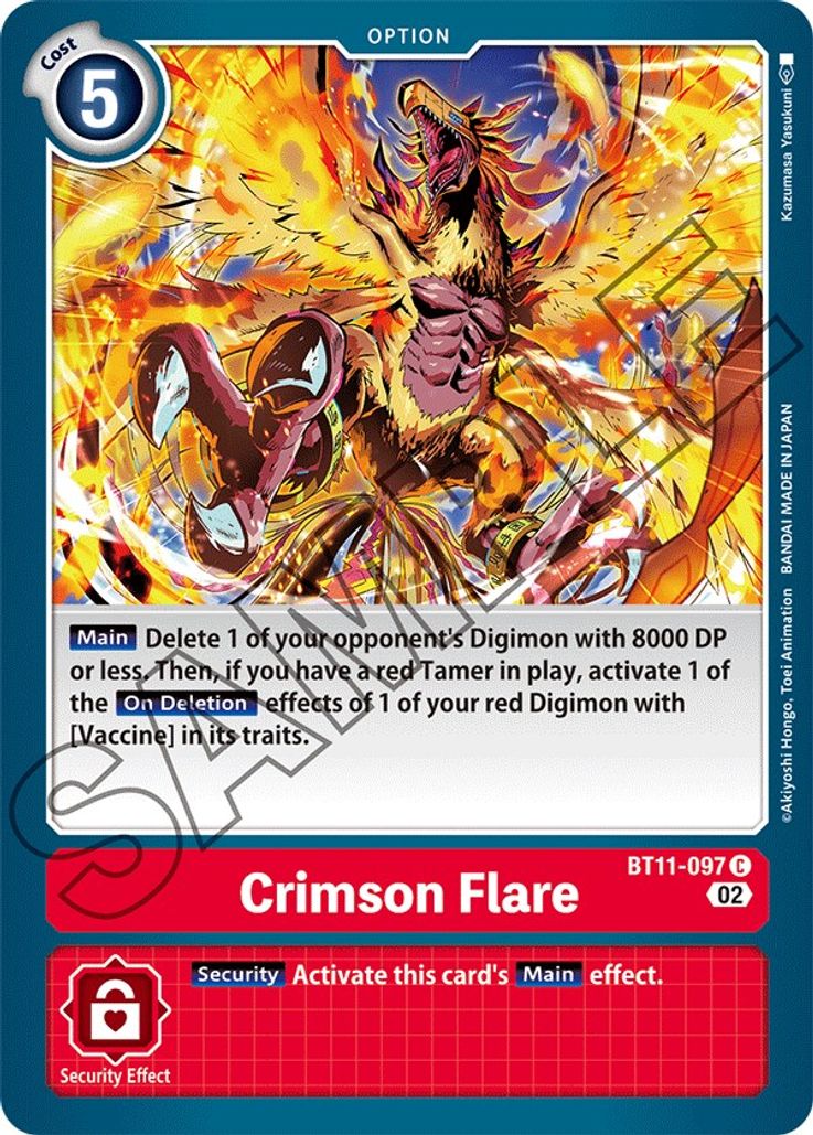 Crimson Flare BT11-097-Kantocards