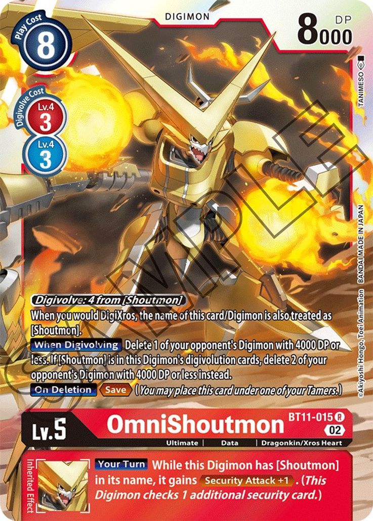 OmniShoutmon BT11-015-Kantocards