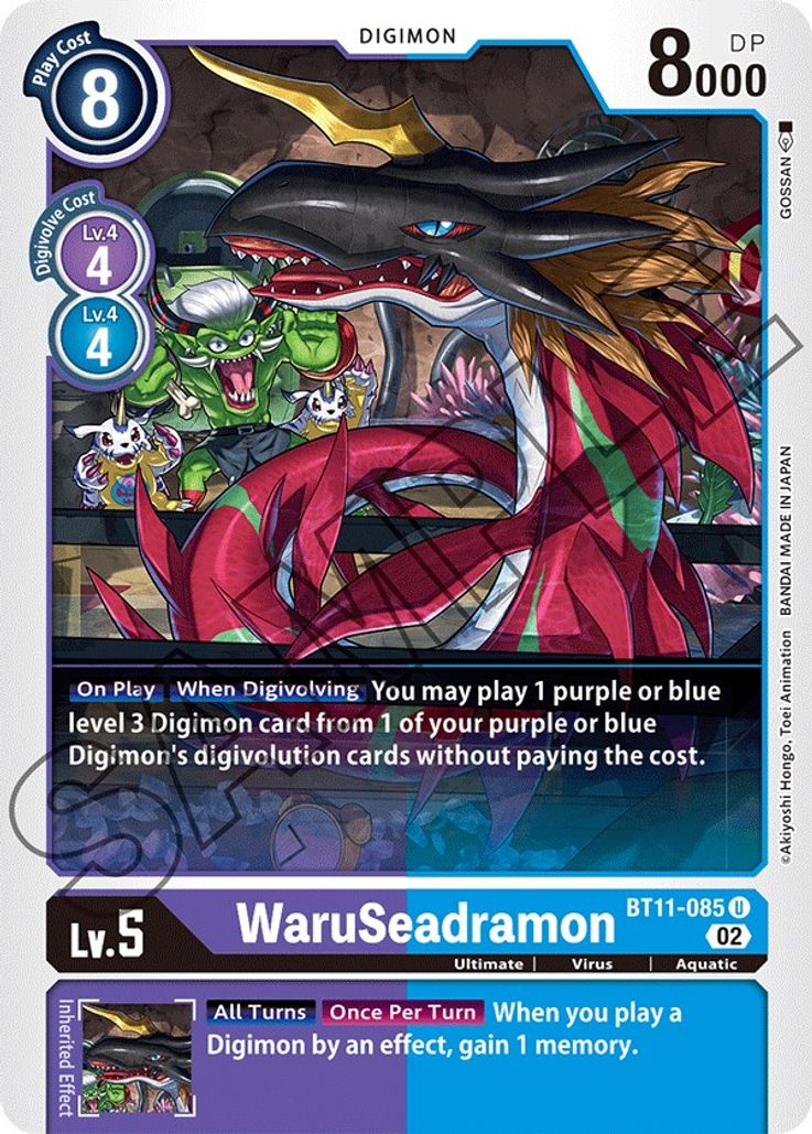 WaruSeadramon BT11-085-Kantocards