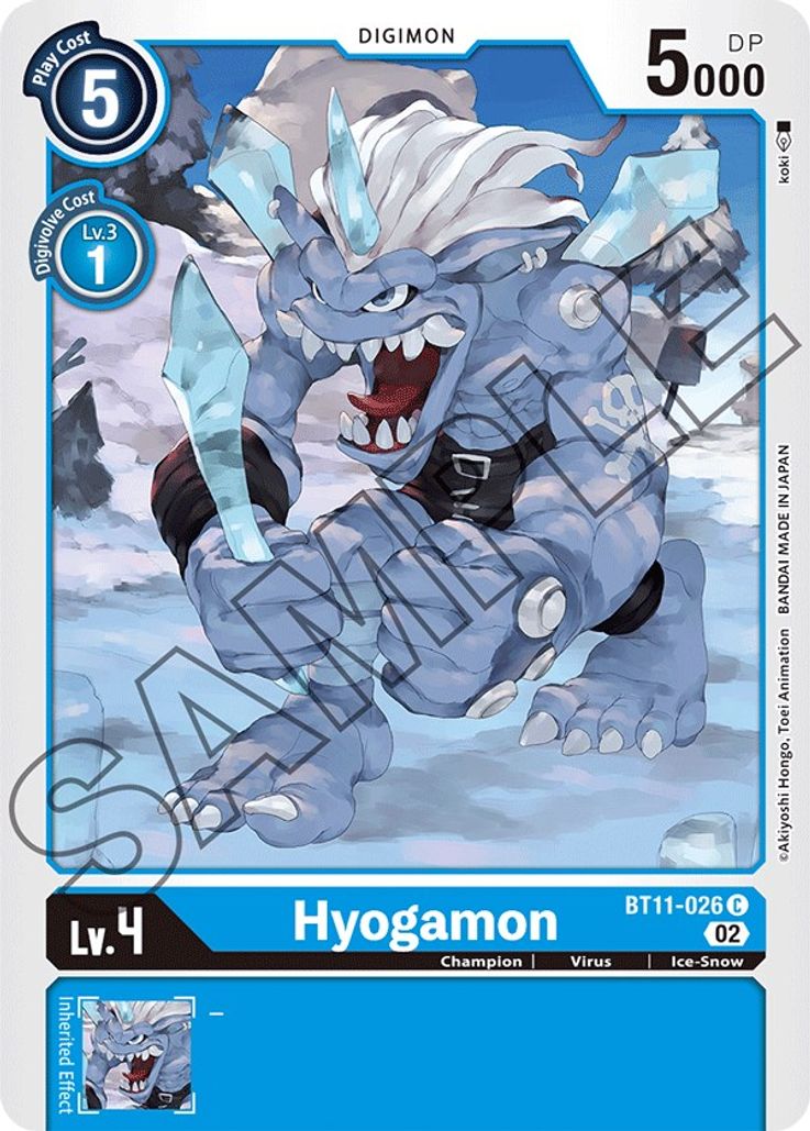 Hyogamon BT11-026 Holo-Kantocards
