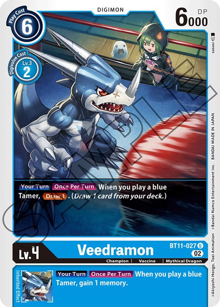 Veedramon BT11-027 Holo-Kantocards