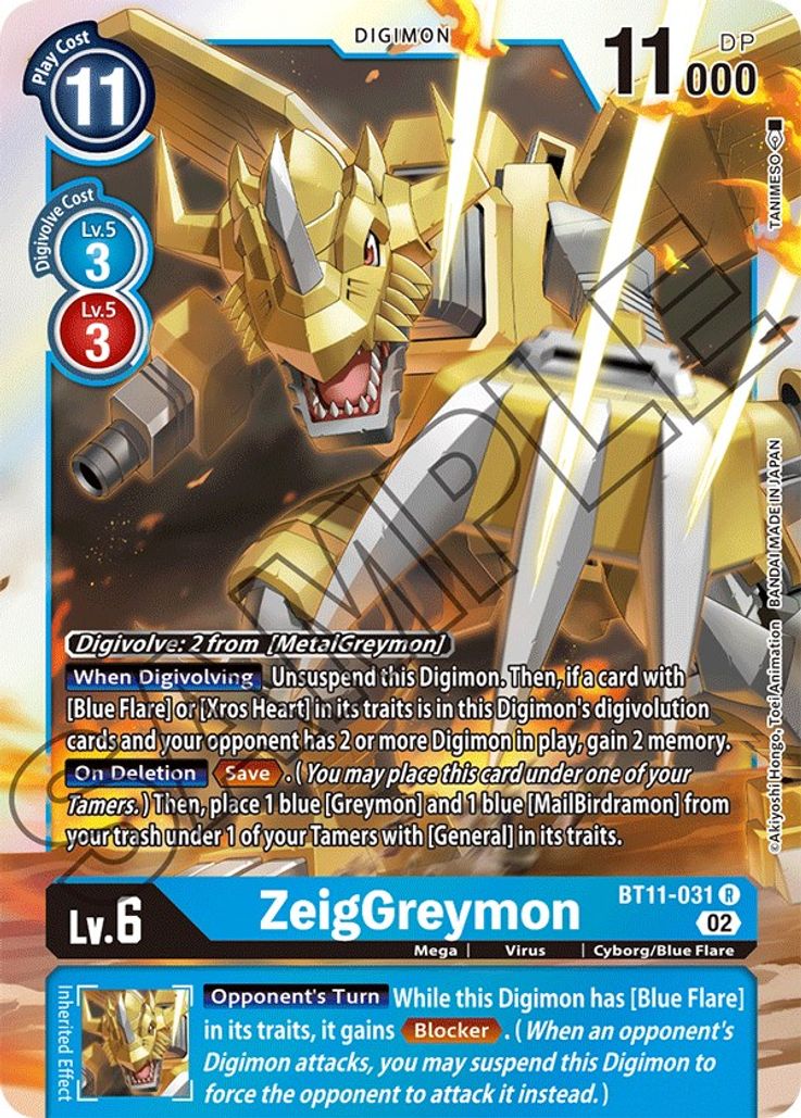 ZeigGreymon BT11-031-Kantocards