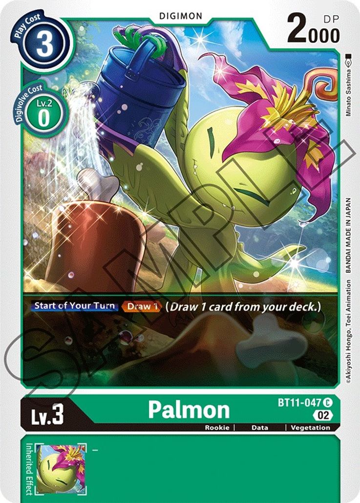 Palmon BT11-047 Holo-Kantocards