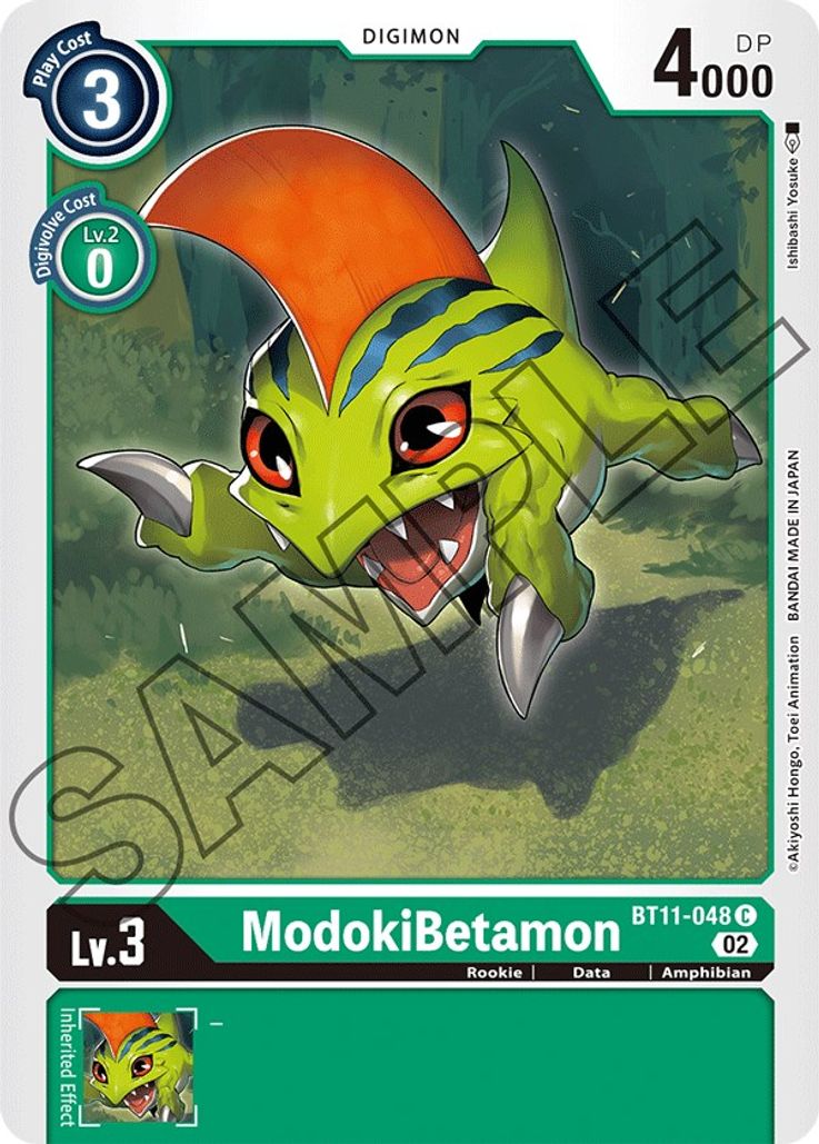 ModokiBetamon BT11-048 Holo-Kantocards