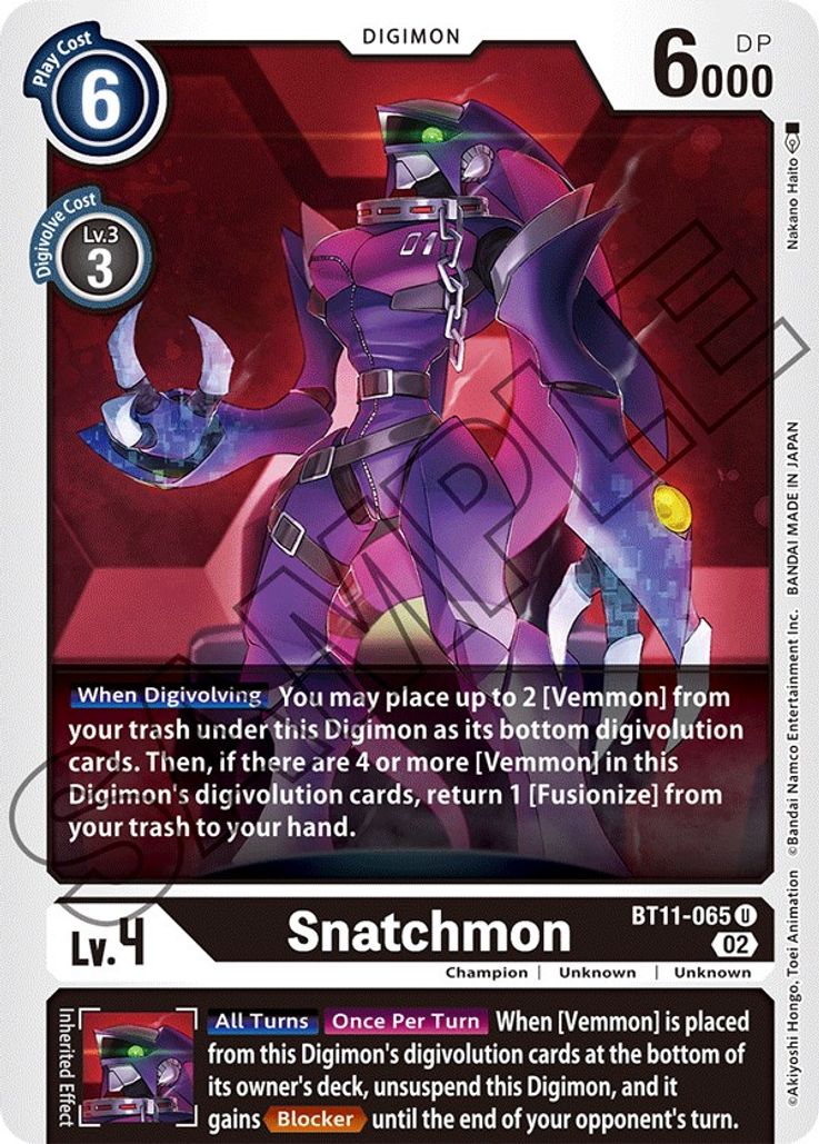 Snatchmon BT11-065-Kantocards