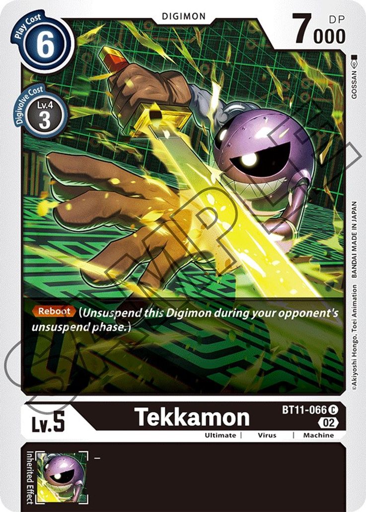 Tekkamon BT11-066 Holo-Kantocards