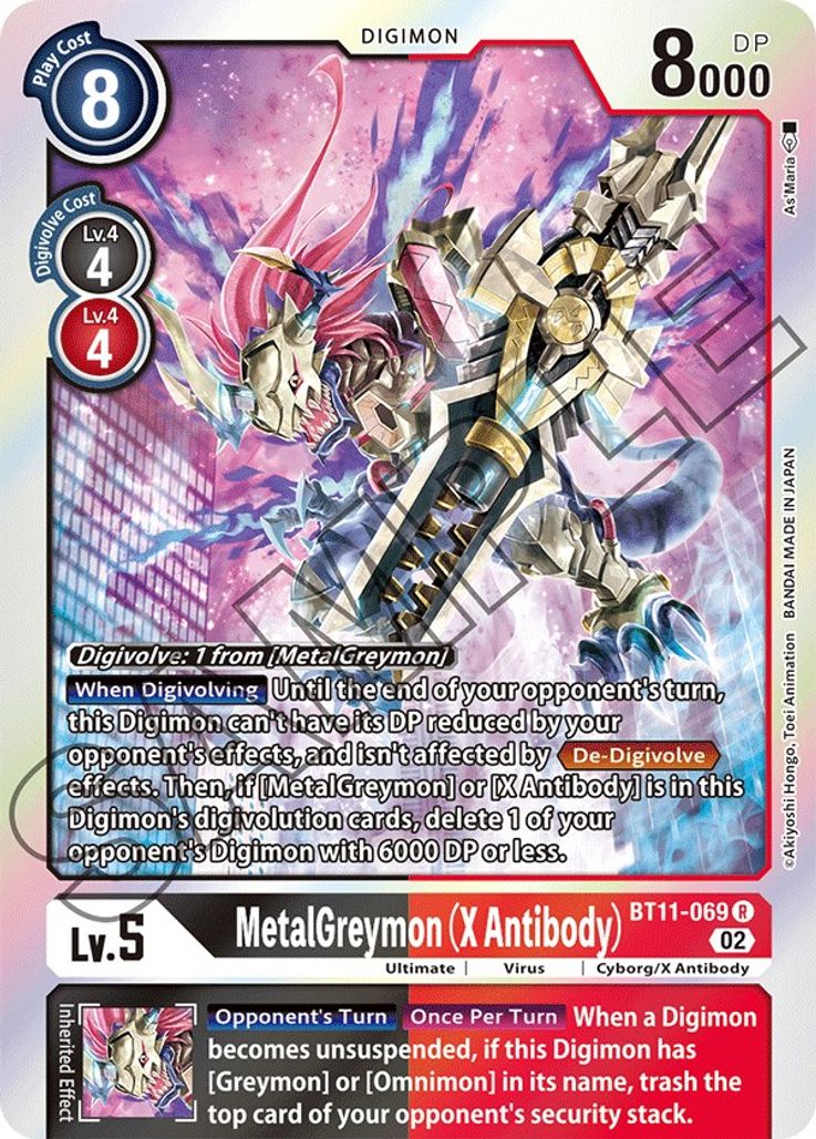 MetalGreymon (X Antibody) BT11-069-Kantocards