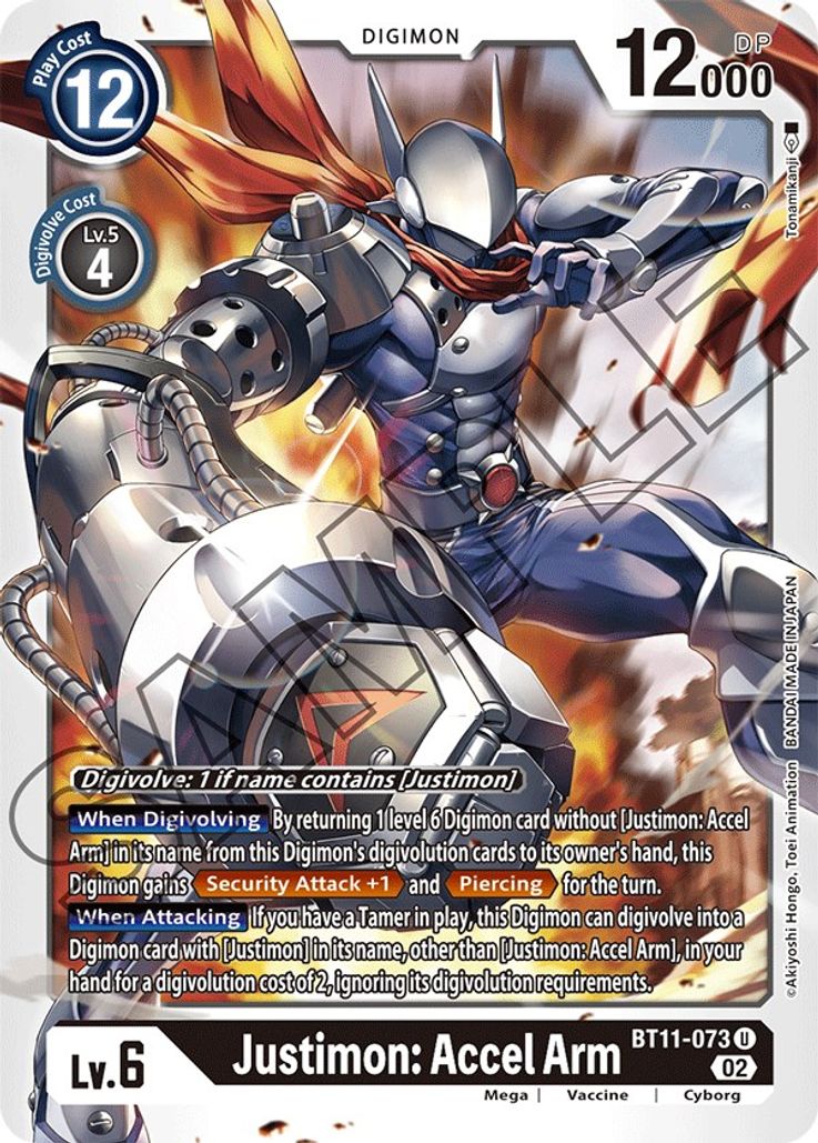 Justimon: Accel Arm BT11-073-Kantocards