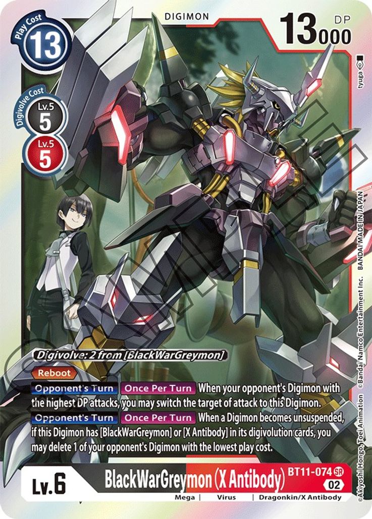 BlackWarGreymon (X Antibody) BT11-074-Kantocards