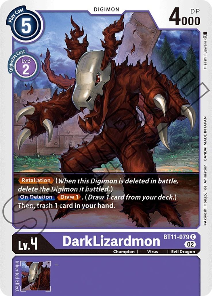 DarkLizardmon BT11-079-Kantocards
