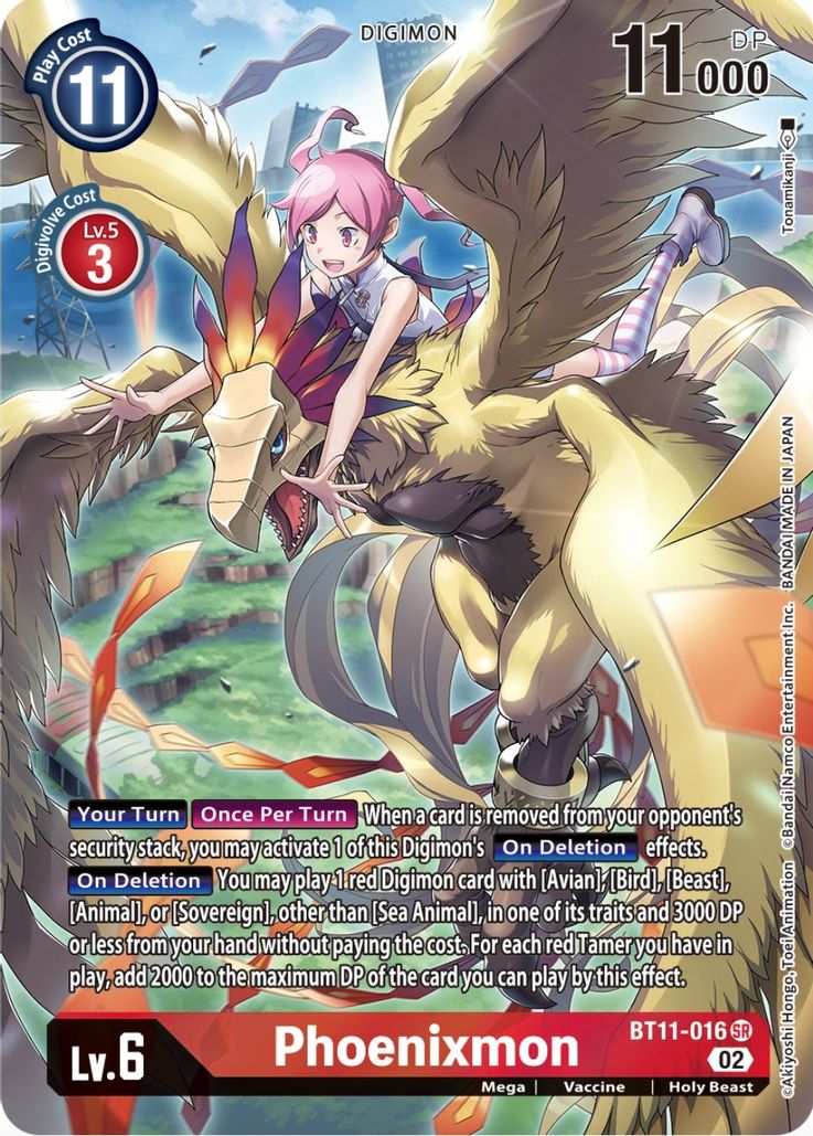 Phoenixmon BT11-016 (Arte Alterno)-Kantocards