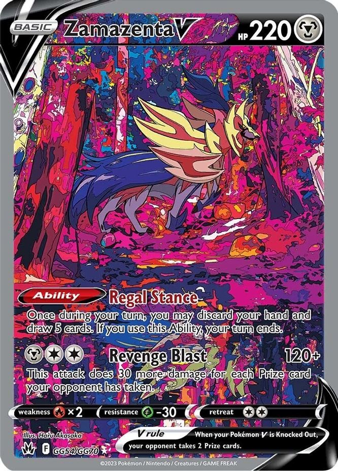 Zamazenta V GG54/GG70-Kantocards