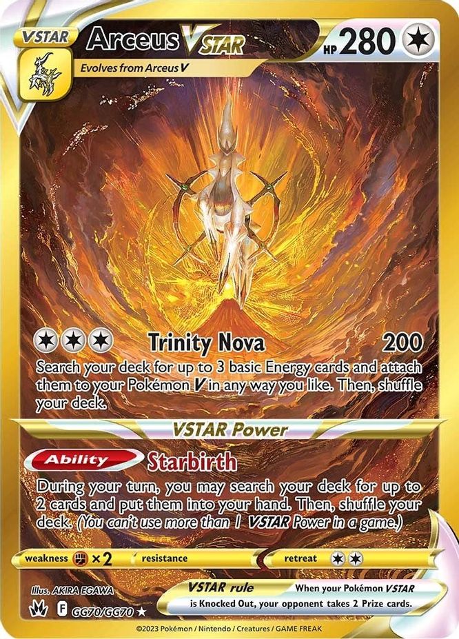 Arceus VSTAR GG70/GG70-Kantocards