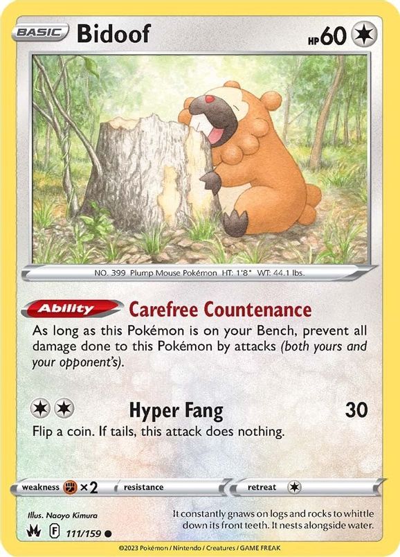 Bidoof 111/159-Kantocards