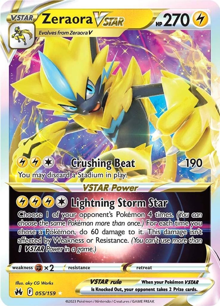 Zeraora VSTAR 055/159-Kantocards