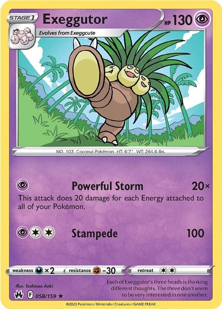Exeggutor 058/159-Kantocards