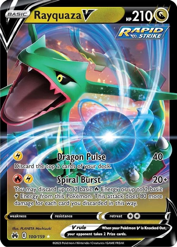 Rayquaza V 100/159-Kantocards