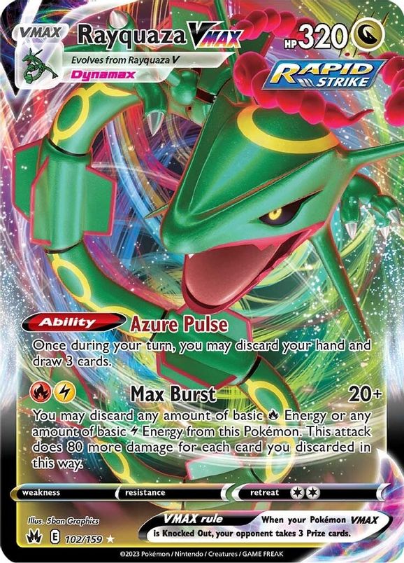 Rayquaza VMAX 102/159-Kantocards